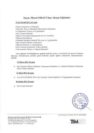 Doğu Karadeniz İhracatçılar Birliği